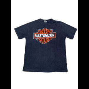 Vintage 1988 Harley-Davidson Graphic T-Shirt Single Stitch Rare Pikes Peak / CO